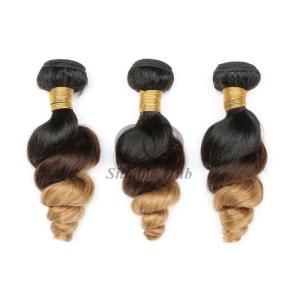 Quality #T1B/4/27 Loose Wave Remy Human Hair Bundles Sew In Weave Bundles Brazilian Bundle Deals wholesale