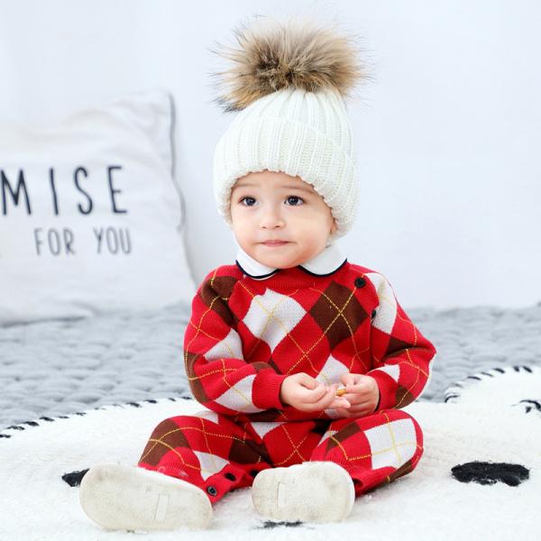 Custom Baby Clothes Kids Clothing Natural Fabric Plain Solid Long Sleeves Ribbed