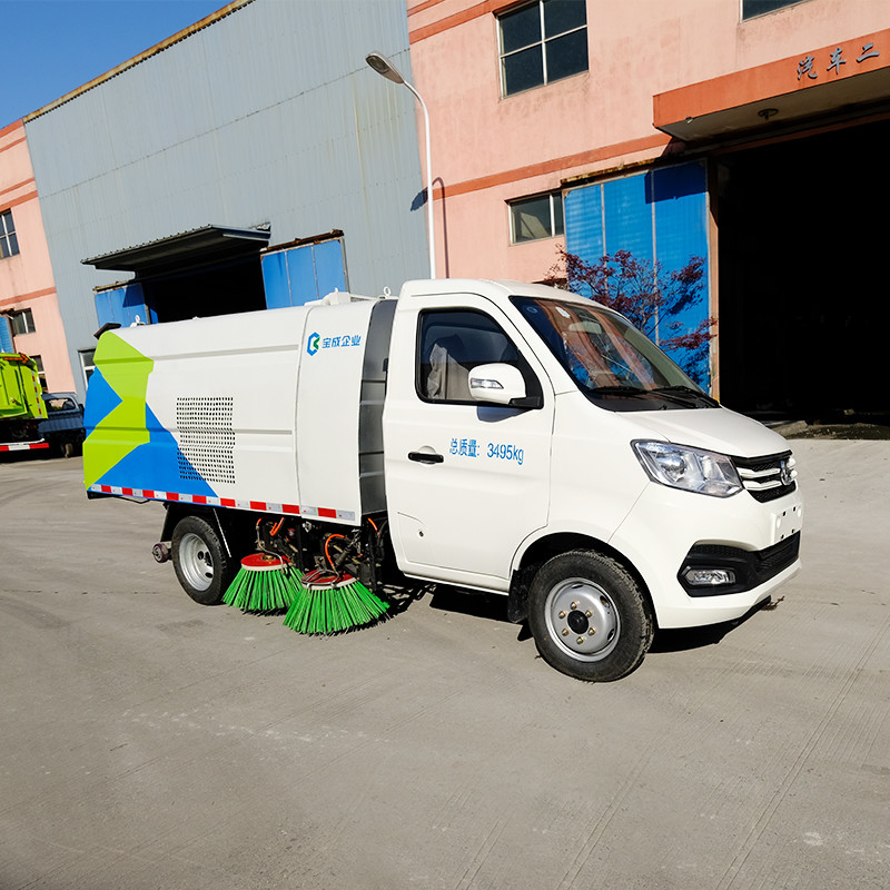 Powerful Street Sweeper Vehicle Municipal Electric Road Sweeper High Speed