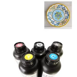 Quality CMYKW V UV Light Curing Method LED Ink Compatible with DX5 DX7 XP600 TX800 Print heads wholesale