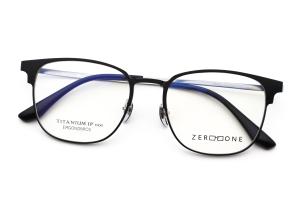 Quality Pure Titanium Aluminum Glasses Frame Clip-On Black Business Glasses wholesale
