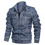 Zipper Long Motorcycle Jackets