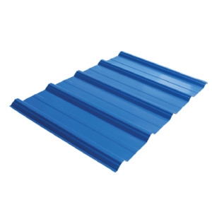AZ160 PPGL RAL5020 Wall Cladding Ocean Blue Color Coated Steel Pre-Painted Aluzinc Steel IBR Corrugated Wall Panels