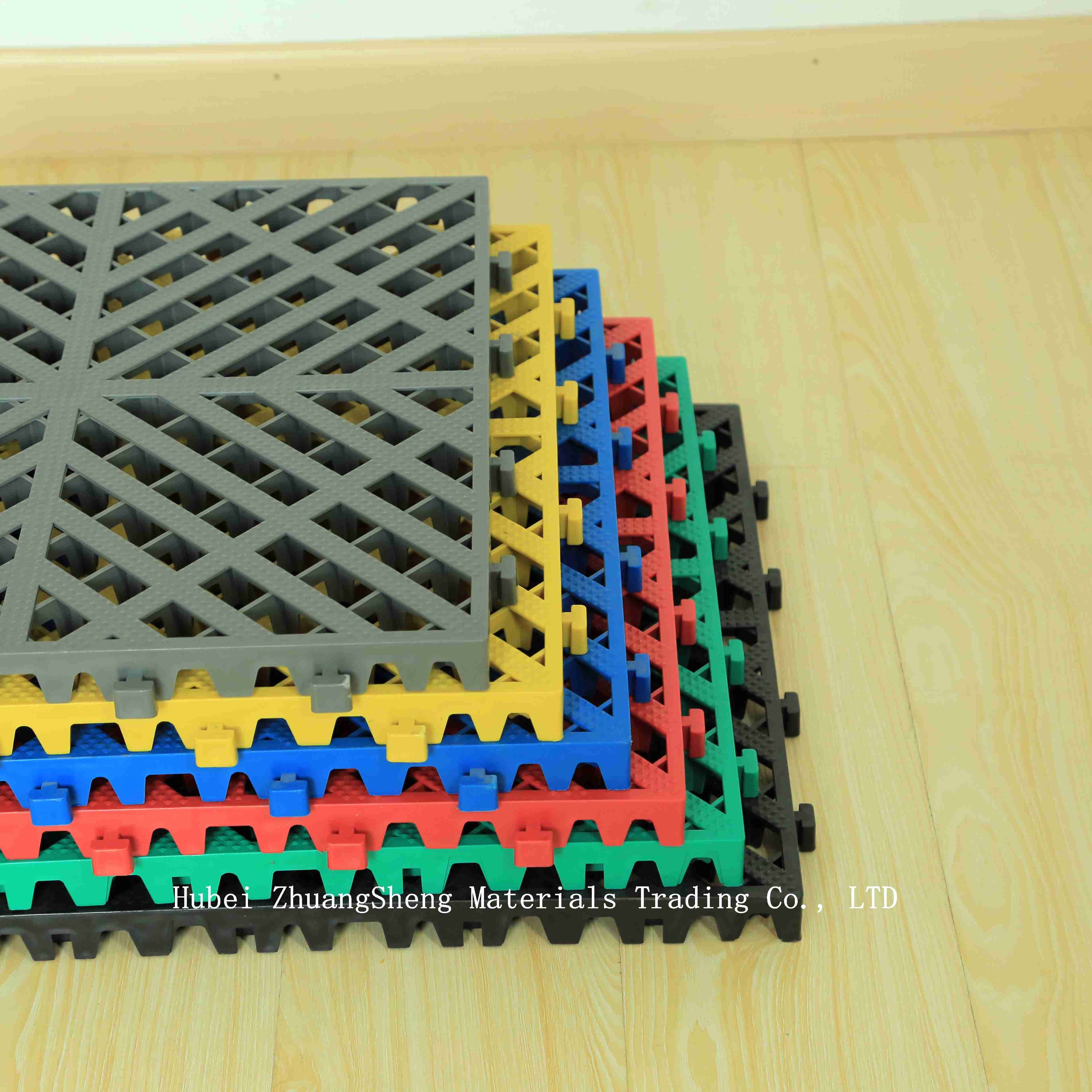 2.8mm Plastic Permeable Floor / Car Wash Grille Floor / Corrugated Plastic Floor Protection Sheets Board