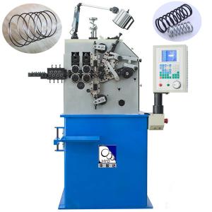 Quality Blue Wire Spring Making Machine 230pcs / Min Fast Speed With 100KG Decoiler wholesale