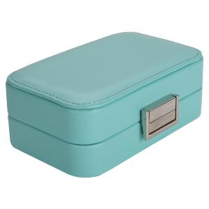 Quality Customized Logo Rectangle Rzj P001 Portable Travel Jewelry Box wholesale