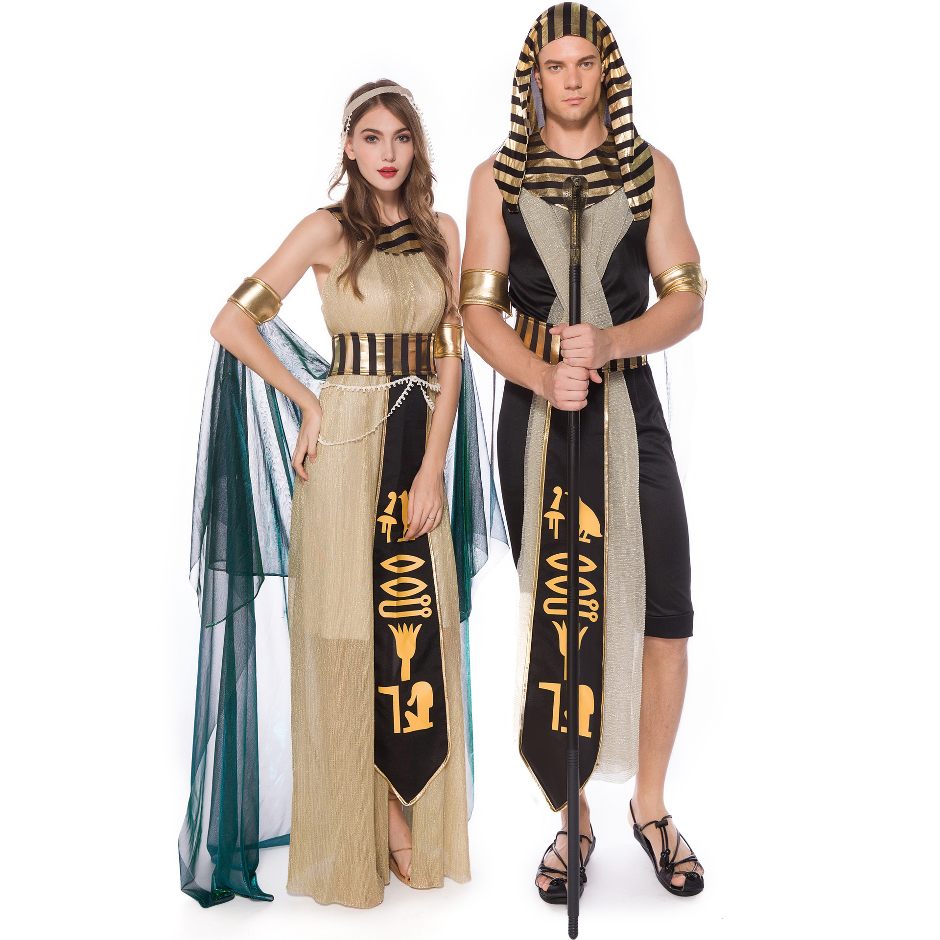 Unleash Your Inner Pharaoh with this Halloween Themed Party Stage Performance Costume