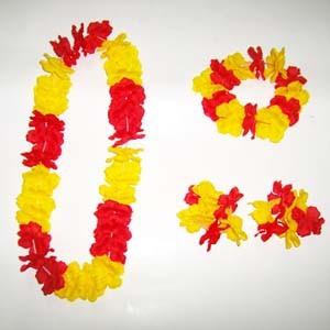 Quality National Advertising Promotional Spain Hawaii Flower Chain headband wristband wholesale