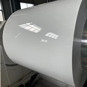 Quality 11-18 Inches Corrosion Resistant White Color Coated Aluminum Gutter Coil For Weather Protection And Building wholesale