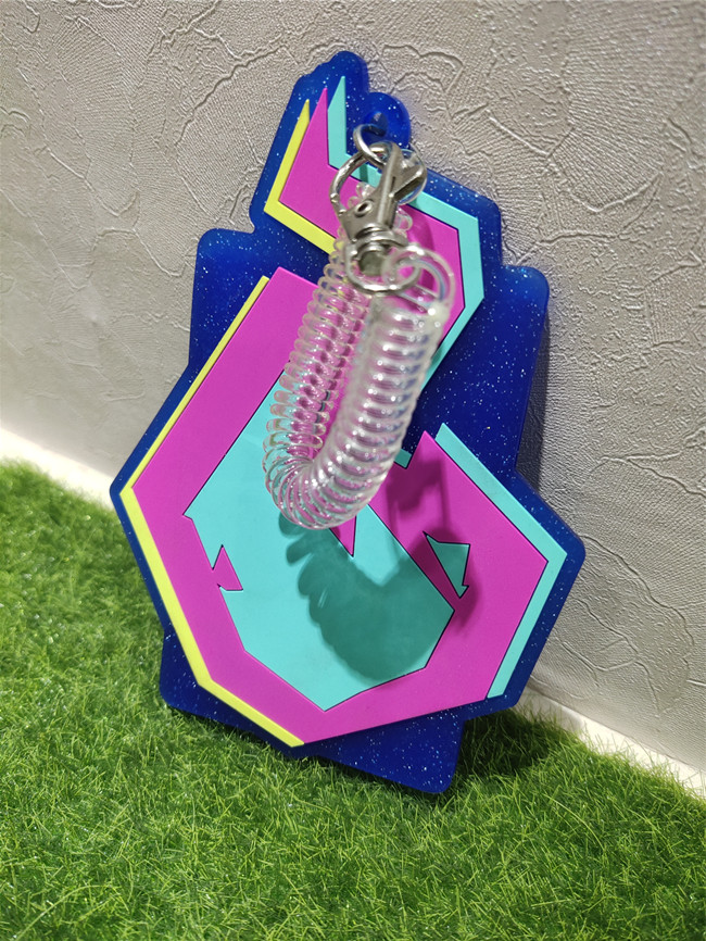 Sublimation Glitter Anime Luggage Tag
