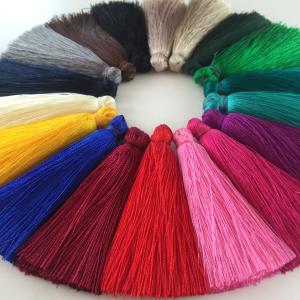 Quality Colorful cotton chinese tassels trimming fringe for car graduation cap decoration wholesale