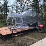 Hotel Clear Inflatable Bubble Tent , Outdoor Inflatable Transparent Tent For