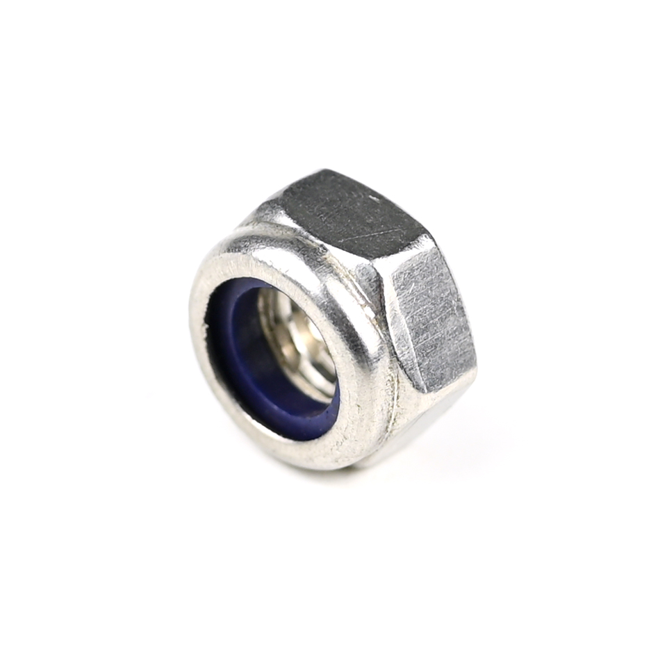 316 Stainless Steel M8 Self Locking Hex Nylock Insert Nuts for Automotive Industry