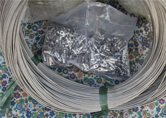 Knotted Cable Mesh Netting Stainless Steel High Durability Impact Resistance