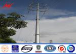 Single Arm CCTV Electrical Power Pole Steel Light Poles Custom