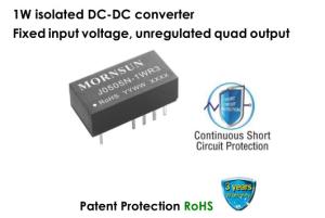Quality 1000VDC DC DC Converter Automotive J0505N-1WR3 1W Isolated Fixed Input Voltage wholesale