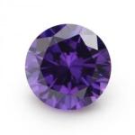 Wholesale 3A Colors CZ Stones Round Cut 3.0mm-9.0mm Cubic Loose Moissanite