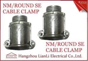 Quality Aluminum 1/2&quot; 3/4&quot; NM Round SE Cable Clamp For Bond the Wire to Outlet Box wholesale