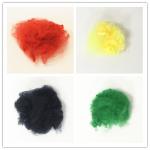 polyester staple fiber dope dyed black for yarn spinning and non woven