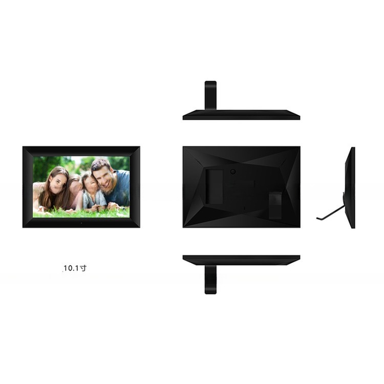 10.1" inch WIFI network cloud frame digital photo video frame with touchscreen support landscape & portrait mode