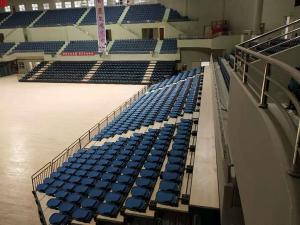 Quality Rise Mounted Q235 Steel Telescopic Bleacher Seating 400kg/Square Meters wholesale