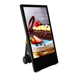 Movable Outdoor Digital Signage Advertising Display High Brightness Waterproof