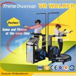Wonderful Full Motion Video Game 9D VR Simulator Treadmill For Shopping Park