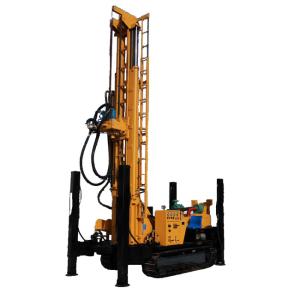 Quality 400m Depth Steel Crawler Mounted Water Well Drilling Machine 92KW Yuchai Engine wholesale