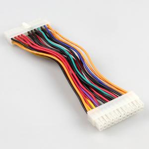 Quality Stable Black ATX 24 Pin Extension Cable , Male To Female ATX Power Supply Cable wholesale