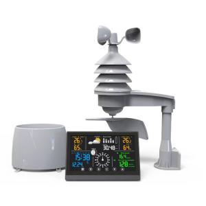Quality ABS Wireless Indoor And Outdoor Thermometer Digital Anemometer Weather Station wholesale