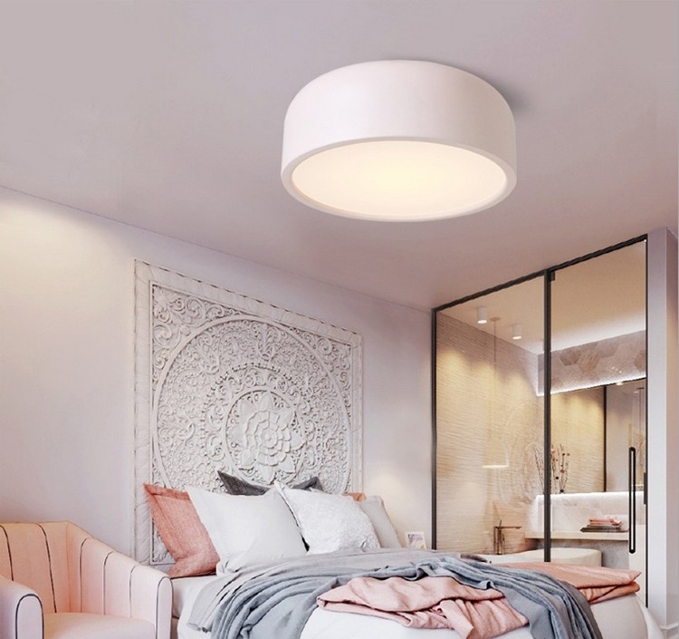 LED e27 round modern ceiling lamp fixture Home office living room led ceiling light flush mount(WH-MA-187)