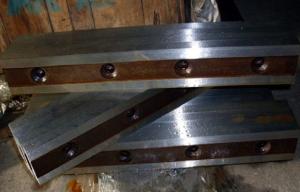 Quality High performance straight knives industry Shearing machine blade 6CrW2Si wholesale