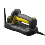 Wireless Charging Industrial Laser Barcode Scanner 600M Transfer Distance