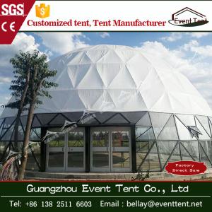 Quality Double coated pvc camping dome shelter / carpas glass dome tent for event wholesale