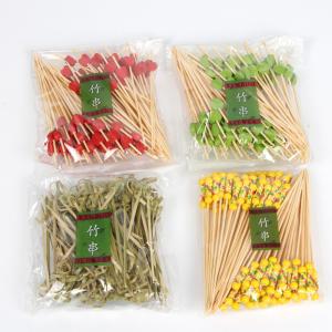 Quality Disposable Bamboo Burger Sticks Length 9cm / 12cm wholesale