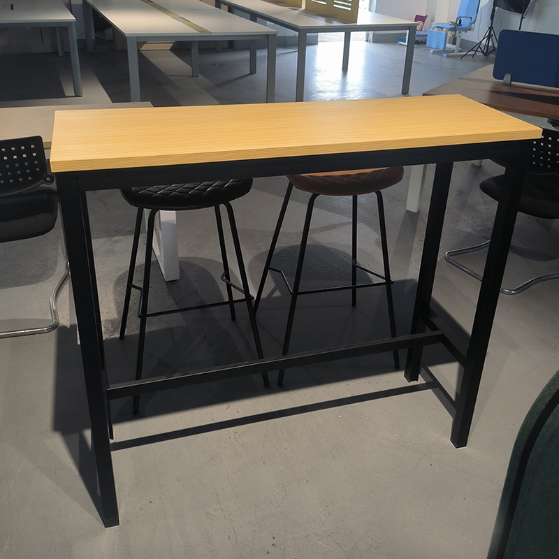 Industrial Style Long Kitchen Dining Metal Wood Restaurant Dinner Bar Table