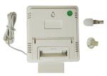 White Color Digital Weather Thermometer , Digital Indoor Outdoor Thermometer