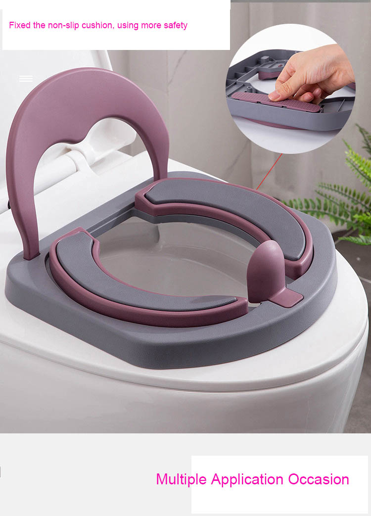 Ocean Blue Oriental Cherry Baby Potty Seat with Customized Logo