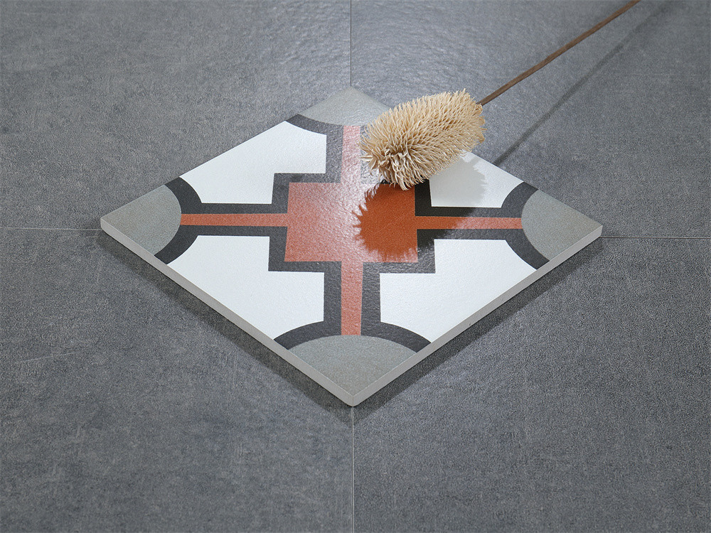 Encaustic 200x200mm Floor Ceramic Rustic Tiles For Bathroom And antibacterial Decorative Wall Tile For Office