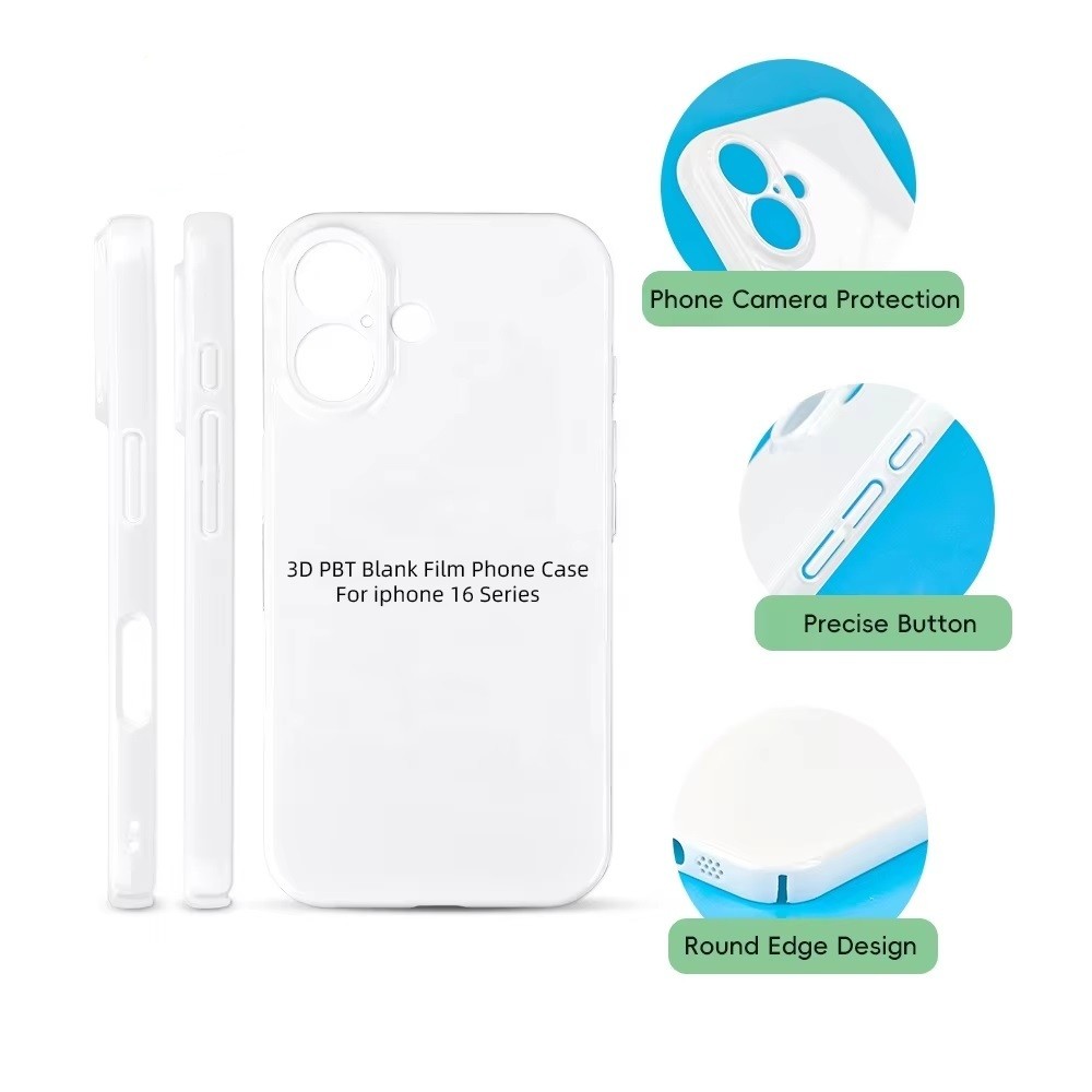 Custom Full Wrap Sublimation Printed Film Phone Cases for iPhone 16 15 14 Plus Pro Max