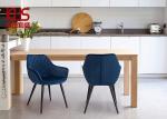 Luxury Furniture Set Oem Velvet Upholstered Dining Chair Modern Fabric High Back
