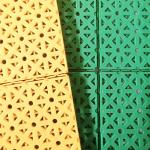 Blue Colors 390g PP Tiles Ideal Choice for Volleyball Tennis Badminton