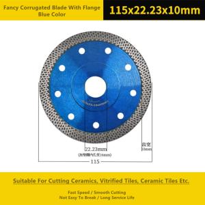 Quality Blue Diamond Cut Circular Saw Blade 105mm Fancy Corrugated wholesale