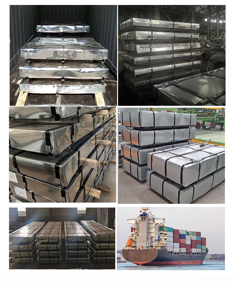 Hot Dipped Galvanized Roofing Sheet ASTM A653 For Construction Material