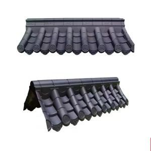 Quality Cheap price PVC resin plastic Chinese antique roof tile for decoration wholesale