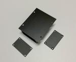 Corrosion Resistance Powder-coated Black Wall Mount Aluminum Enclosure Box For