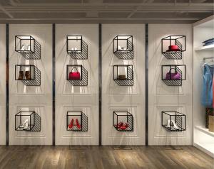 Quality Professional Shoe Display Shelves Shoe Shop Window Displays 350*350*350mm wholesale