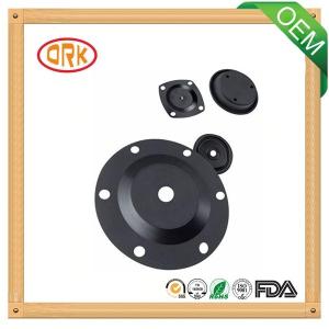 Quality Black FKM Oil-Proof Rubber Diaphragm High Temperature Resistance wholesale