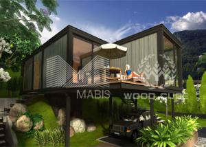 Quality Eco Friendly Modern Modular Apartments Fully Furnished With Carport Design wholesale