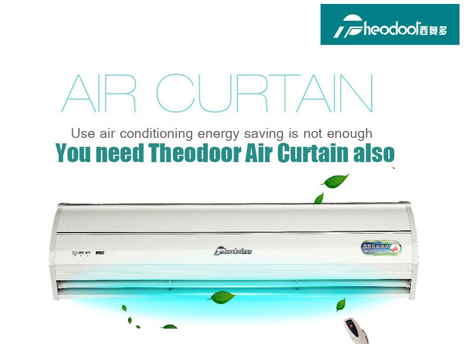Fashion Air Curtain for Commercial and Hotel Sliding Door With Automatic Door Switch